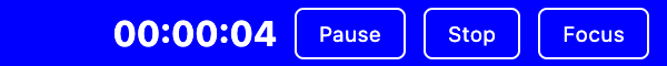 Chrono minimaliste de Postgenda en vue compacte