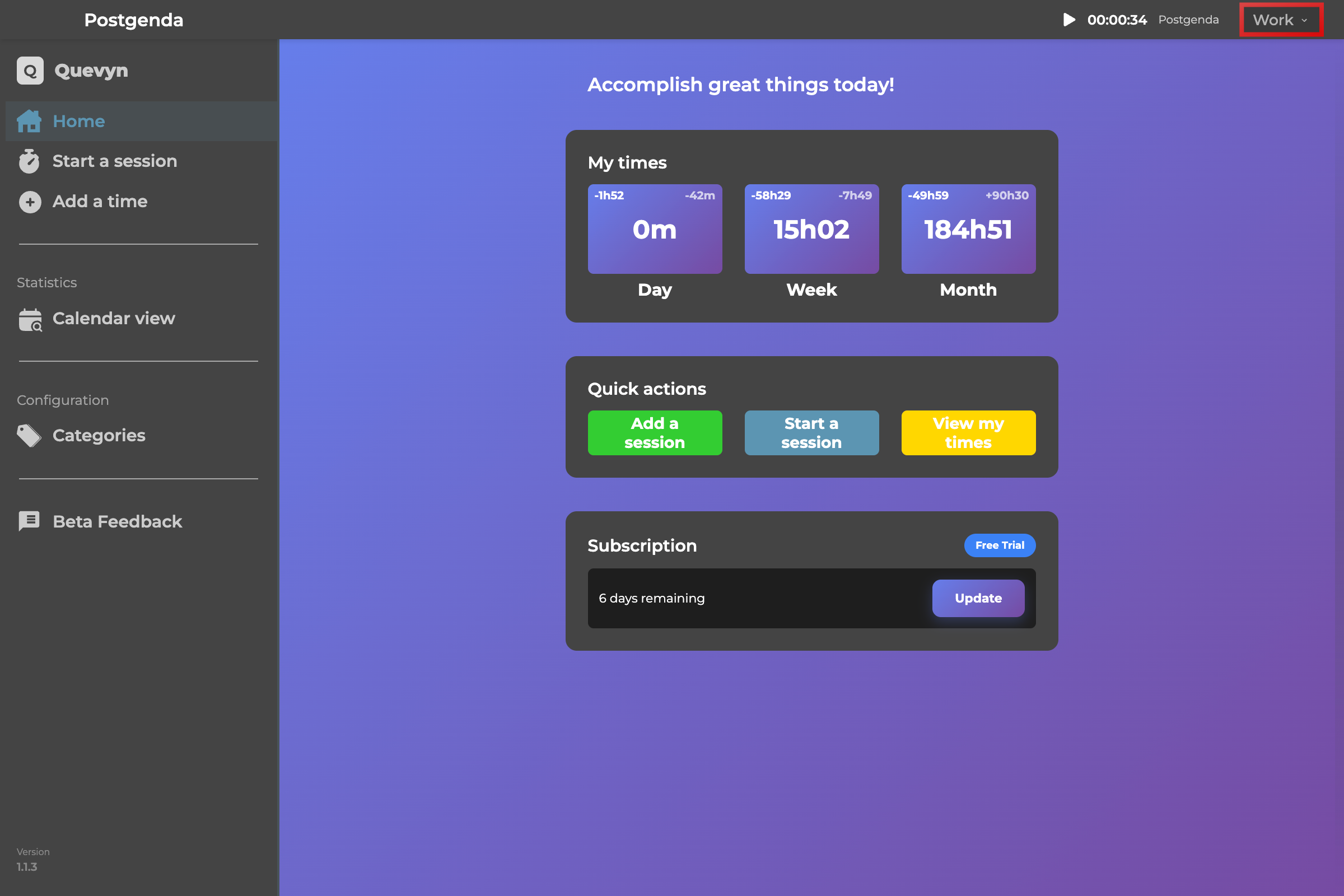 Profile switcher